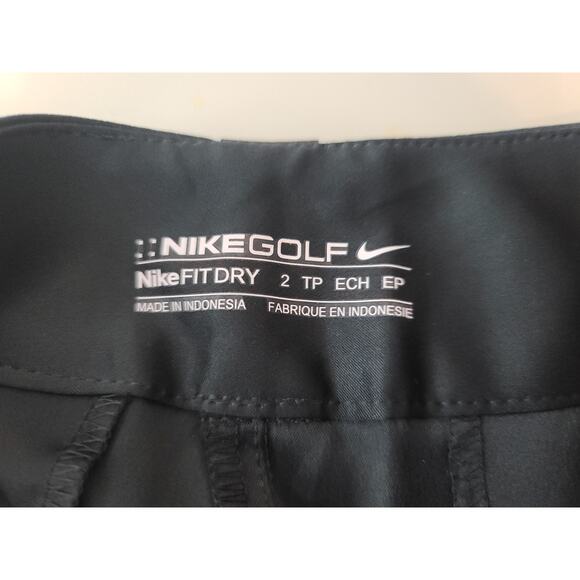NWT Nike Golf UV protection black bermuda shorts - 2 - tennis pickleball - Picture 3 of 6